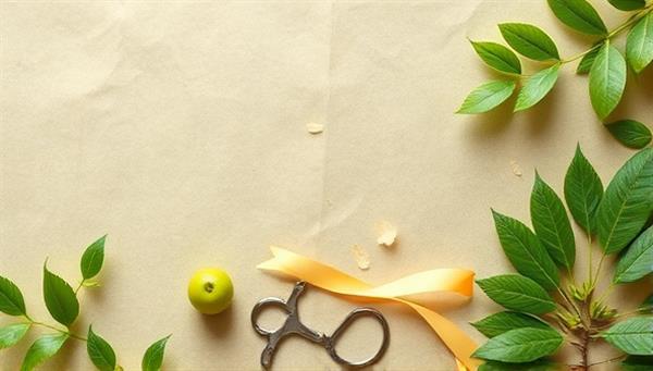 An aesthetically pleasing ad concept featuring nature-inspired visuals, recycled paper textures, and eco-friendly color palettes that convey the essence of GreenWave Marketing