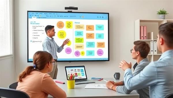 An engaging and interactive virtual tutoring session scene with a tutor explaining a concept on a digital whiteboard, students actively participating and asking questions, and colorful learning resources displayed onscreen, fostering a collaborative and supportive online learning environment.