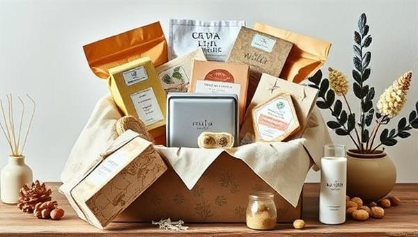 An enticing visual of a beautifully designed subscription box overflowing with artisanal products, such as handmade soaps, gourmet treats, and unique crafts, evoking a sense of local charm and craftsmanship.