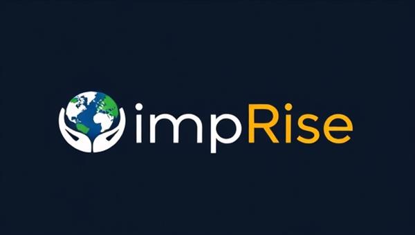 A powerful visual representation of a brand logo intertwined with symbols of social causes, such as hands holding a globe, a heart, and a tree, signifying the fusion of purpose-driven marketing and social impact within ImpactRise Marketing