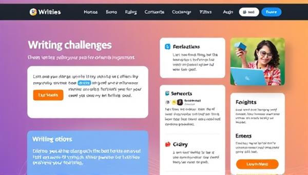 An animated depiction of a social media feed filled with interactive gamified challenges and quizzes, with users engaging and earning rewards, illustrating the fun and engaging nature of the platform