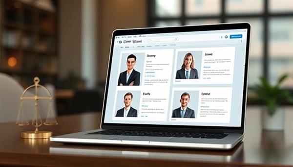 An online legal consultancy platform interface featuring virtual attorney consultations, document review processes, and legal advice sessions tailored to real estate clients, highlighting the professionalism and expertise of LegalEase Realty in addressing legal issues in property transactions.