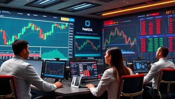 An exciting game trailer screenshot featuring players immersed in virtual trading activities, dynamic stock market graphs, and competitive leaderboards, capturing the essence of learning and fun in financial trading simulation.