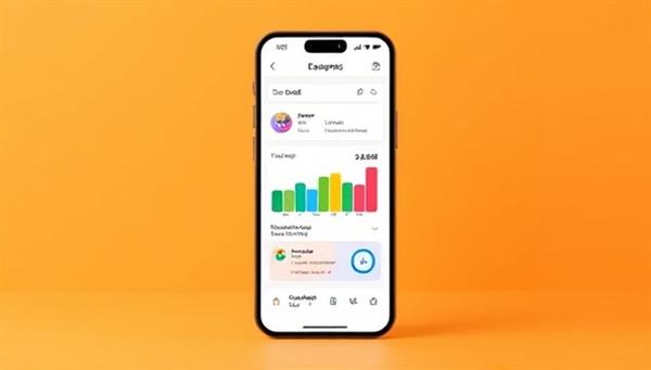 An engaging and user-friendly mobile app interface showcasing the AI-powered expense tracking feature with colorful graphs and charts illustrating spending patterns and budget insights, appealing to tech-savvy users.