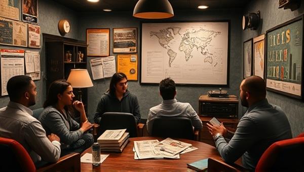 An immersive and thrilling escape room setup with financial puzzles, investment charts, and budgeting clues scattered around the room, participants working together to crack the financial codes and escape the room, creating an engaging and educational experience in financial literacy.