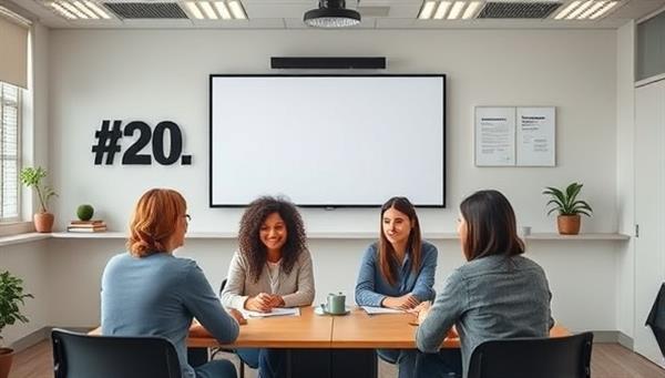 An engaging virtual classroom environment with career development resources, interactive workshops, and professional mentors guiding participants through mock interviews, resume critiques, and networking exercises, fostering a supportive and empowering community of career-driven individuals on a path to success.