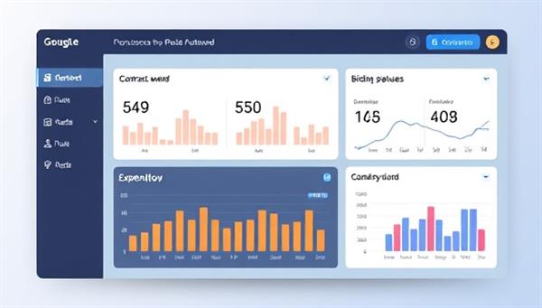 An interface mockup of the procurement platform displaying a dashboard with real-time graphs of contract awards, bidding statuses, and expenditure breakdowns, conveying a sense of transparency and efficiency in government procurement processes.