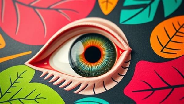 An eye-catching image of a biodegradable packaging solution with vibrant colors and nature-inspired patterns, showcasing the blend of sustainability and aesthetics.