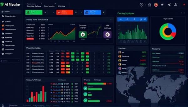 An AI-powered dashboard displaying real-time sports data, betting predictions, and personalized recommendations for users, illustrating the advanced analytics and predictive capabilities of AI BetMaster in the sports betting domain.