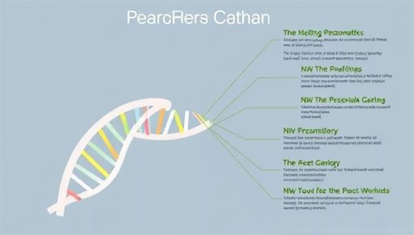 An infographic illustrating a DNA double helix with personalized wellness recommendations branching out from the genetic code, symbolizing the connection between genetics and individualized health insights provided by GeneFit Wellness