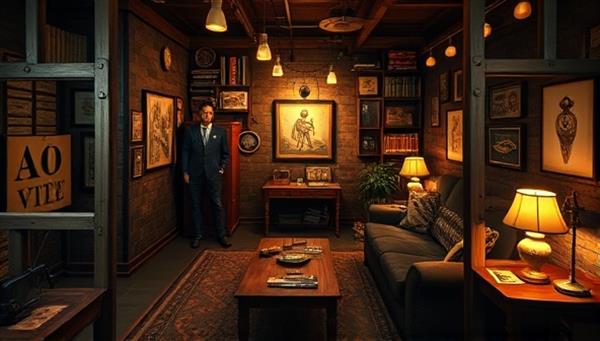 A virtual escape room setting with intricate puzzles, hidden clues, and interactive elements, showing a team of players working together to unravel the mystery and escape, creating an engaging and challenging gaming environment.