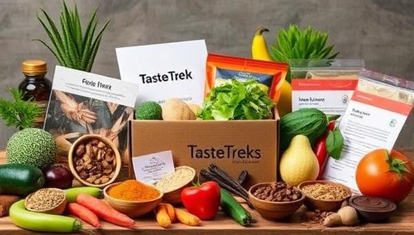 An appetizing visual representation of TasteTrek