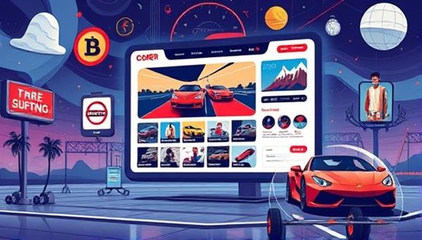An imaginative digital illustration featuring a vibrant online automotive blogging platform with diverse content sections, user-generated articles, interactive discussion forums, and featured posts from automotive influencers, fostering a sense of community and knowledge-sharing within the car enthusiasts
