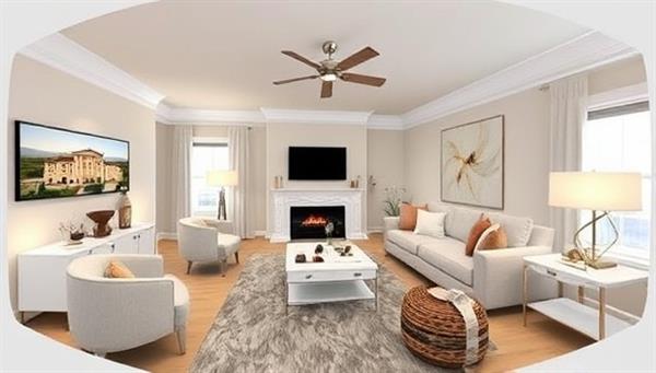 An immersive VR experience showcasing a virtual living room design with customizable furniture, lighting options, and decor elements, providing a realistic and interactive preview of DreamSpace Design
