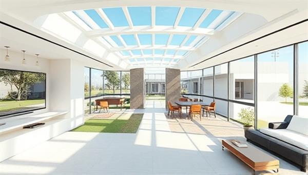 An immersive virtual tour experience of a modern architectural project, featuring realistic 3D renders of interior spaces, outdoor landscapes, and detailed building elements, illustrating the power of architectural visualization services in showcasing design concepts.