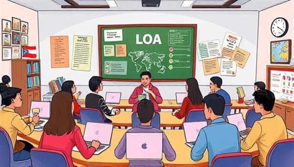 An engaging digital illustration depicting a virtual language learning classroom with diverse avatars engaging in language practice activities, cultural exchange discussions, and interactive learning challenges, fostering a vibrant and immersive language learning community.