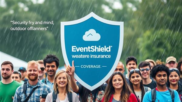 An engaging graphic of a diverse group of event organizers under a protective shield symbolizing EventShield