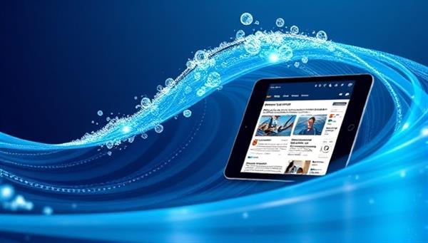 An abstract representation of AI NewsWave