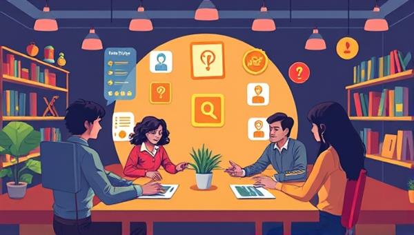 An interactive skill-sharing marketplace on the platform, featuring users exchanging skills through virtual workshops, knowledge-sharing sessions, and collaborative projects, with skill badges, progress trackers, and user ratings for skill validation and community feedback, creating a dynamic and empowering learning ecosystem.