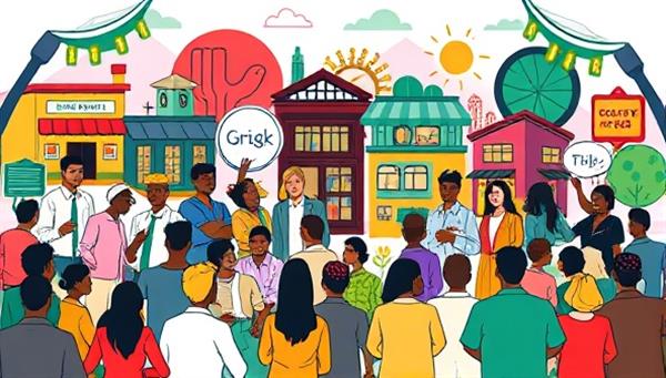 A vibrant and community-focused design showcasing diverse local businesses and entrepreneurs, backers contributing to campaigns, and a sense of collaborative growth and support, capturing the essence of community crowdfunding and economic empowerment.