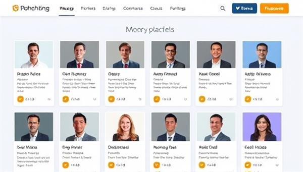 An engaging marketplace interface showcasing a diverse array of expert witnesses across different fields, with detailed profiles, testimonials, and case histories, providing legal professionals with a transparent and efficient platform for selecting the right expert witness for their cases.