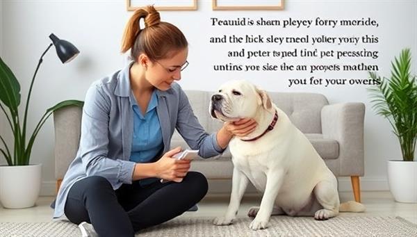 An emotional and supportive virtual pet counseling session in progress, with a professional therapist comforting a distressed pet owner while a calming pet therapy dog sits beside them, conveying empathy, understanding, and the importance of mental health support for pets and their owners.