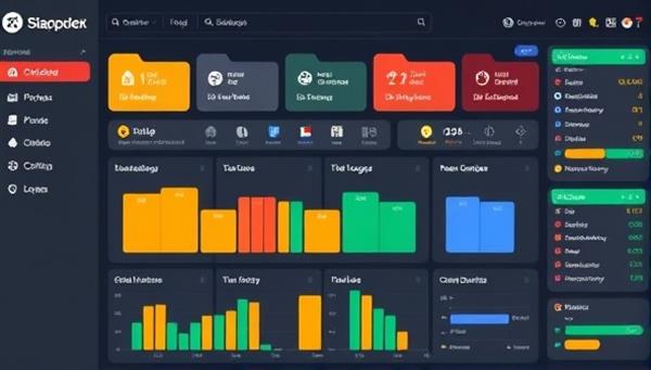 An interactive dashboard displaying various construction project tasks, timelines, and budget allocations, symbolizing the organized and efficient nature of the online project management tool.