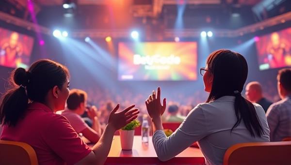 A heartwarming visual of a virtual charity event within the Bet4GoodCause app, where users engage in betting activities while contributing to social causes, symbolizing the fusion of entertainment and philanthropy in the platform