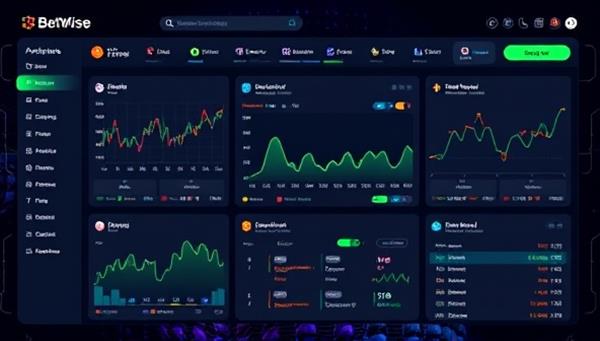 An innovative AI interface displaying real-time sports data, predictive insights, and betting recommendations, showcasing the advanced capabilities and data-driven approach of BetWise AI Insights as a leading platform for algorithmic betting tips.